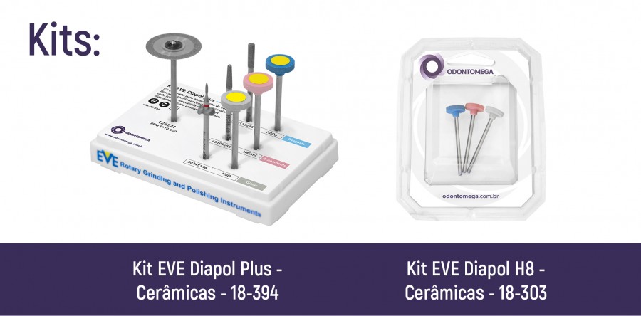 EVE Dental Diapol Porcelain Polishing Discs - R17Dg & R17Dmf Finishing Discs (4-Piece Lot)